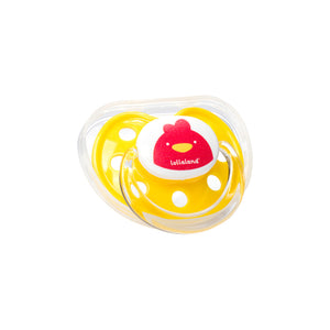 Orthodontic Pacifier with Snap-On Cover