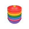 Lollaland Kids' Bowls (Complete Set of 7) - Made in USA, Microwaveable, Dishwasher-Safe, Rainbow Assortment