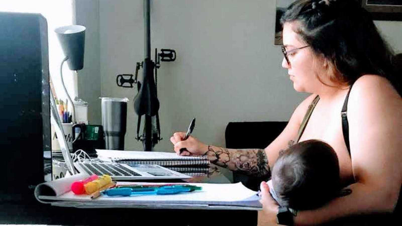 California college professor is forced to apologize to student, 23, after telling her not to Breastfeed Her Baby During Zoom Class.