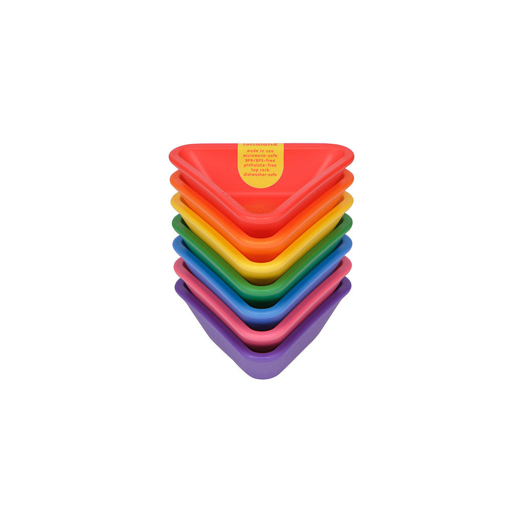Lollaland Kids' Plates, Bowls, Dipping Cups - Made in USA, Microwave-safe, Dishwasher-safe
