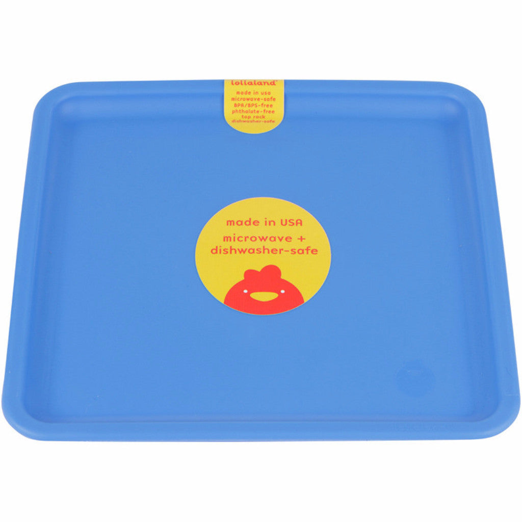 Lollaland Kids' Plates - Made in USA, Microwaveable, Dishwasher-Safe