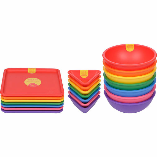 Lollaland Kids' Plates, Bowls, Dipping Cups - Made in USA, Microwave-safe, Dishwasher-safe