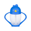 Blue weighted straw sippy cup