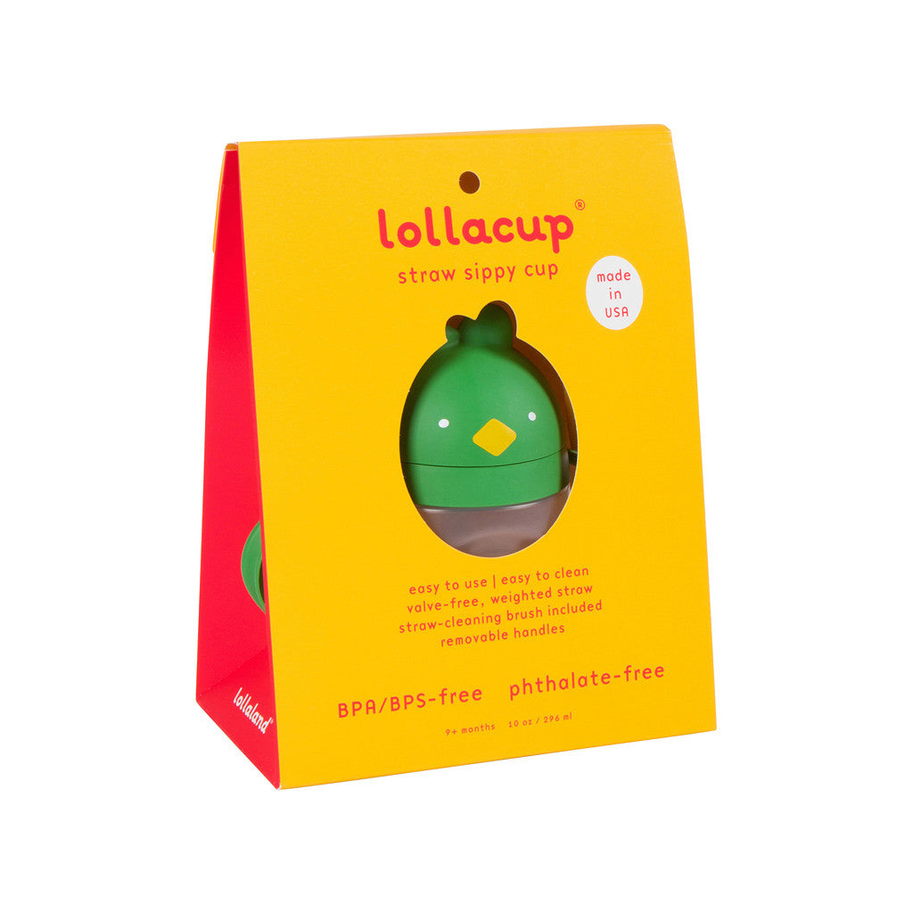 Green Sippy Cup in retail packaging