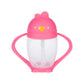 Pink Sippy Cup with Weighted Straw