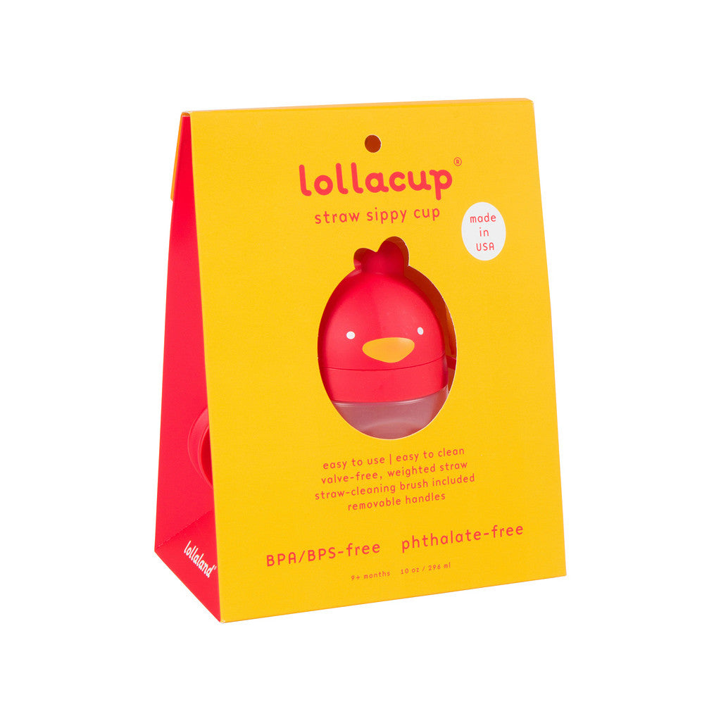 Red Lollacup from shark Tank in packaging